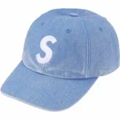 SUPREME Sロゴ ベースボールキャップ ブルー 新品 未使用 2026SS