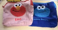 セサミストリートもこもこポーチ3