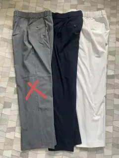 ホワイトワイドパンツ