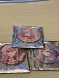グリッター缶バッジ グリ缶 プロジェクトセカイ 巡音ルカ セット