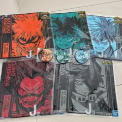 ヒロアカ　一番くじ　タオル　ラバーチャーム