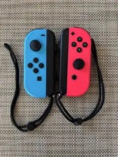 ジャンク　Nintendo Switch 純正　ジョイコン 赤　青