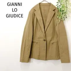 GIANNI LO GIUDICE 春ジャケット　テーラードジャケット　カーキ