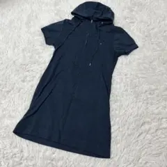 【c5378】TOMMY HILFIGER チュニック　半袖　ネイビー