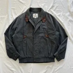 90’s vintage スエード調ブルゾン グリーン アメカジ カジュアル