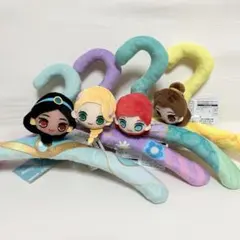 ディズニープリンセス ぬいぐるみハンガー 4本セット 1