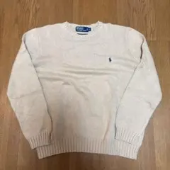 Polo by Ralph Lauren ベージュ ニットセーター L