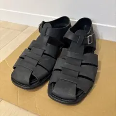 美品 トリッペン 36 NEPAL グルカサンダル グラディエーター ブラック