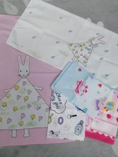 わたしのワンピース　ランチョンマット２枚、ハンカチ3枚