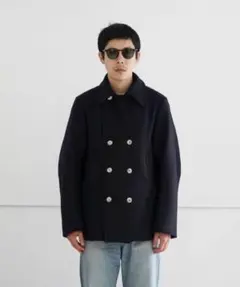 【美品】KAIKO peacoatネイビー ウール ピーコート ダブルブレスト Amazon.co.jp: [Amazon Essentials] ピーコート ダブルブレスト 厚手