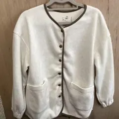無印良品　なめらかフリースカーディガン　S