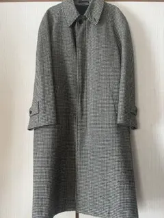 チェック柄ステンカラーコート Lサイズ