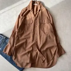 MACPHEEマカフィー オーバーサイズコットンシャツ　 S