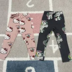 ZARA Hello Kitty ユニコーン レギンス 2歳用　92cm 2枚のサムネイル