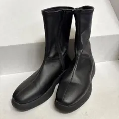 UNIQLO C ストレッチショートブーツ 23cm 黒　完売品