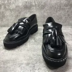 【未使用】ルタロン × 東原妙子 2WAYキルトローファー タッセル　厚底のサムネイル