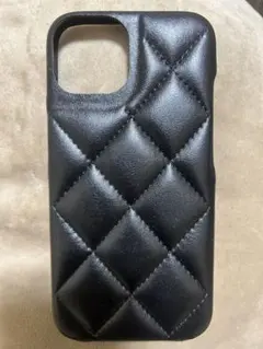 iPhone14✴︎ブラック キルティングケース