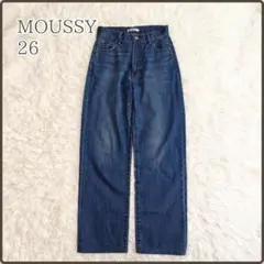 MOUSSY HW STRAIHGT デニム ハイウエストデニム 26
