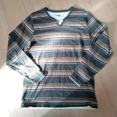 CEDAR CREST ストライプ長袖カットソー M1021番