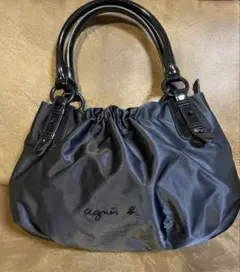 Agnes.b ブラック　アニエスベー　ハンドバッグ ショルダーバッグ