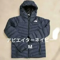 ノースフェイス サンダーフーディー ダウンジャケットネイビー　M