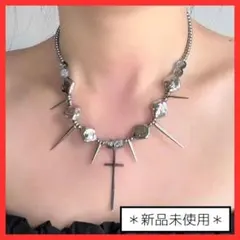 ★ネックレス　ストーン　クロス　古着　Spike Ankh Necklaceのサムネイル