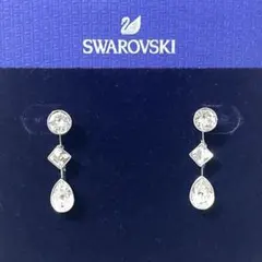 極美品 スワロフスキー CANOPY ロング チェーン ピアス - メルカリ