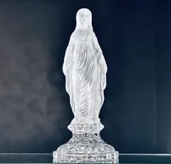 バカラ Baccarat クリスタル オブジェ 聖母子 美品　ボックス　マリア バカラ Baccarat クリスタル オブジェ 聖母子 美品 ボックス マリア