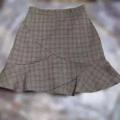 GRL グレンチェックフリルヘムスカートのサムネイル