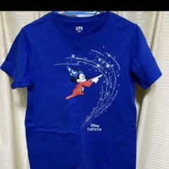 春夏向け、UT ミッキー・マウス Tシャツ 半袖 青 140