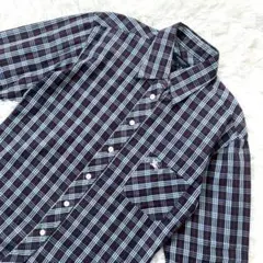 ✨美品✨バーバリー ロンドン S チェック 長袖シャツ ロゴ 刺繍 レディース
