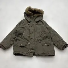 Hanes 110 ミリタリージャケット モッズコート ファー Y2K