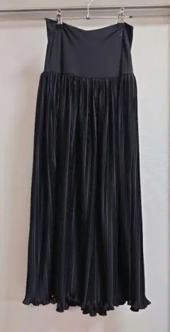 美品 マタニティ ロングスカート ブラック M-L