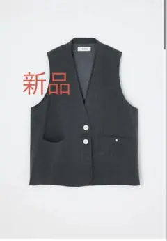 新品　エンフォルド　COLLARLESS JACKET enfold