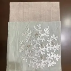 さんごの刺繍生地とリネン生地セット