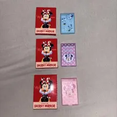 ディズニーストア　シークレット　ミラー　ミニーマウス　３点セット