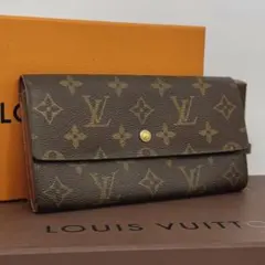 w76 ルイヴィトン モノグラム ポシェット ポルトモネ クレディ 長財布