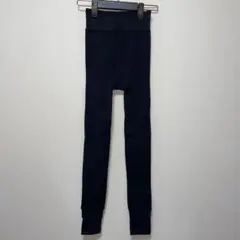 新品　レディース　ブラック 裏起毛　レギンス ストレッチ素材　L〜LL