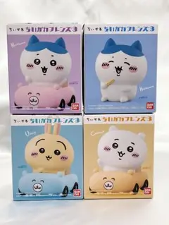 【新品】ちいかわフレンズ3　4個　ブーイ　ちいかわ　ハチワレ　うさぎ　まとめ売り