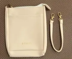 B-THREE ホワイト ポーチ