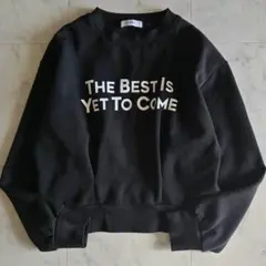 コエル　COEL　スウェット　クロップド　黒　ブラック　YET TO COME