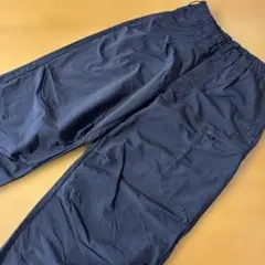 GU ジーユー　ナイロンジップパラシュートパンツ黒　Sサイズ