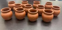 陶器製デザートカップ 12個セット