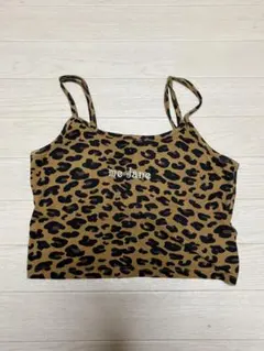 ヒョウ柄キャミソール
