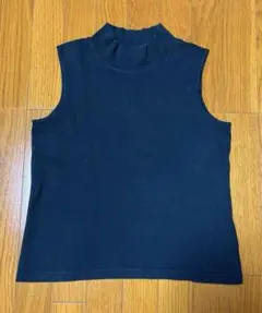 【希少】エディー・バウアー　ボトルネック　ノースリーブ ハイネック