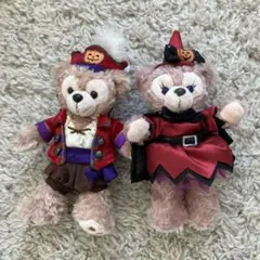 ダッフィー シェリーメイ ハロウィン 2016 ぬいぐるみバッジ ぬいば