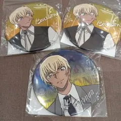 名探偵コナンホログラム缶バッジ3個