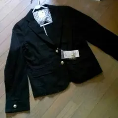 宮崎あおいテーラードジャケット☆アースミュージック新品タグ付金ボタン黒コート