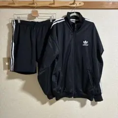 【訳あり】adidas トラックジャケット ショートパンツ セットアップのサムネイル