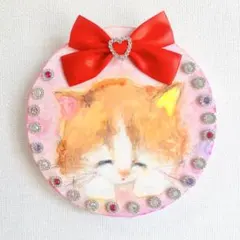 ♡丸キャンバス♡アクリル画♡一点物 - メルカリ
